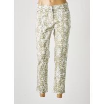 MERI & ESCA - Pantalon 7/8 vert en coton - Femme - Taille 38 - Modz