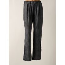 HALOGENE - Pantalon droit noir en polyester - Femme - Taille 42 - Modz