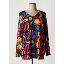 SEMPRE PIU - T-shirt noir en viscose - Femme - Taille 50 - Modz