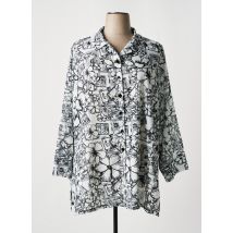 MALOKA - Chemisier blanc en polyester - Femme - Taille 54 - Modz