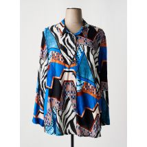 CHALOU - Chemisier bleu en viscose - Femme - Taille 52 - Modz