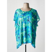 LEAH CURVE - Tunique manches courtes vert en polyester - Femme - Taille 54 - Modz
