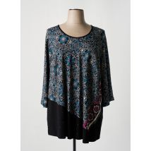 CHALOU - Tunique manches longues noir en viscose - Femme - Taille 56 - Modz