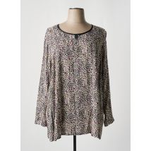 CHALOU - Tunique manches longues beige en viscose - Femme - Taille 52 - Modz