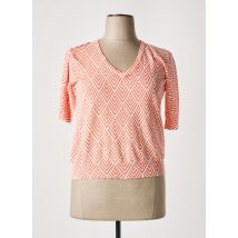 PAZ TORRAS - Pull orange en coton - Femme - Taille 42 - Modz