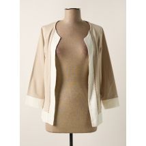 KALISSON - Veste casual beige en coton - Femme - Taille 38 - Modz