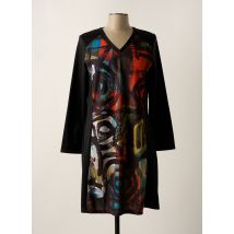 KALISSON - Robe mi-longue noir en polyester - Femme - Taille 42 - Modz
