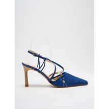 ELIZABETH STUART - Sandales/Nu pieds bleu en cuir - Femme - Taille 38 - Modz