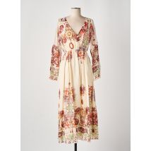 ALTAMIRA - Robe longue beige en coton - Femme - Taille 38 - Modz