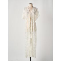LUMINA - Veste kimono beige en polyamide - Femme - Taille TU - Modz