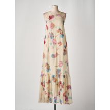 ANGELA DAVIS - Robe longue beige en polyester - Femme - Taille 36 - Modz
