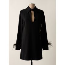 ANGELA DAVIS - Robe courte noir en polyester - Femme - Taille 38 - Modz