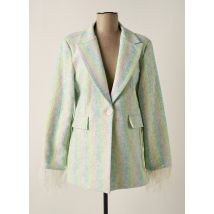 LUMINA - Blazer bleu en polyester - Femme - Taille 40 - Modz