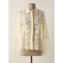 ANGELA DAVIS - Chemisier beige en viscose - Femme - Taille 38 - Modz