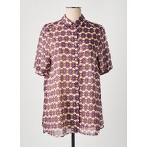 DIANA GALLESI - Chemisier violet en coton - Femme - Taille 42 - Modz