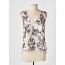 ANGELA DAVIS - Top beige en polyester - Femme - Taille 38 - Modz
