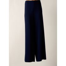 GINA BACCONI - Pantalon large bleu en polyester - Femme - Taille 50 - Modz