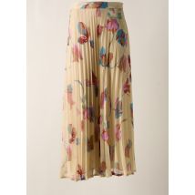 ANGELA DAVIS - Jupe longue beige en polyester - Femme - Taille 36 - Modz