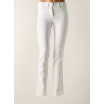 TONI - Pantalon slim blanc en coton - Femme - Taille 36 - Modz