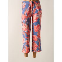 TONI - Pantalon 7/8 bleu en polyester - Femme - Taille 36 - Modz