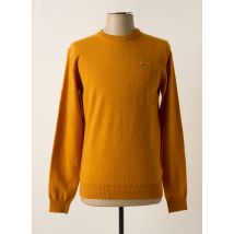 GANT - Pull col roulé jaune en laine - Homme - Taille S - Modz