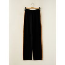 CHARMING SMILE - Pantalon droit noir en cachemire - Femme - Taille 34 - Modz