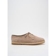 BOBBIES - Espadrilles beige en cuir - Femme - Taille 37 - Modz