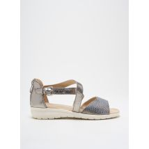 CAPRICE - Sandales/Nu pieds argent en cuir - Femme - Taille 36 - Modz