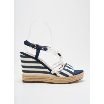 TAMARIS - Espadrilles bleu en textile - Femme - Taille 37 - Modz