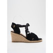 TAMARIS - Espadrilles noir en cuir - Femme - Taille 41 - Modz