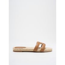 TOMMY HILFIGER - Espadrilles marron en cuir - Femme - Taille 39 - Modz