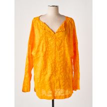 ISCHIKO - Blouse orange en coton - Femme - Taille 40 - Modz
