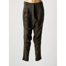 BLACK LABEL - Sarouel vert en viscose - Femme - Taille 40 - Modz