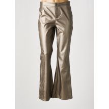 LES TROPEZIENNES - Pantalon flare argent en polyester - Femme - Taille 36 - Modz