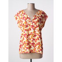 LE PETIT BAIGNEUR - Blouse orange en viscose - Femme - Taille 38 - Modz