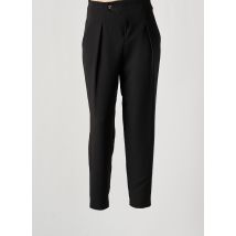 TEMPERATURA - Pantalon droit noir en polyester - Femme - Taille 36 - Modz