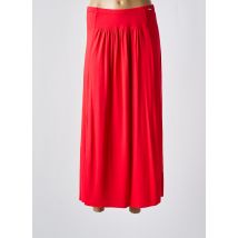 MALOKA - Jupe longue rouge en viscose - Femme - Taille 36 - Modz