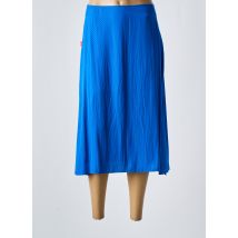 TEMPERATURA - Jupe mi-longue bleu en polyester - Femme - Taille 36 - Modz