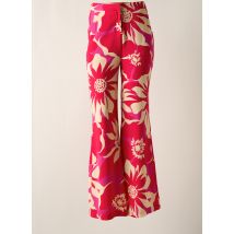 MORGAN - Pantalon large rose en polyester - Femme - Taille 38 - Modz
