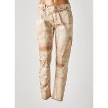 EVA KAYAN - Pantalon slim beige en coton - Femme - Taille 48 - Modz