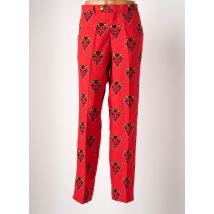 OPPO SUITS - Pantalon droit rouge en polyester - Homme - Taille 42 - Modz
