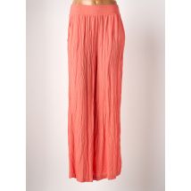 VERO MODA - Pantalon large orange en viscose - Femme - Taille 38 - Modz