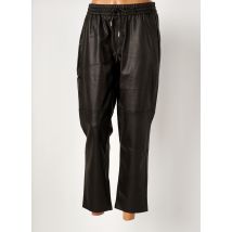 MNG - Pantalon 7/8 noir en polyester - Femme - Taille 38 - Modz