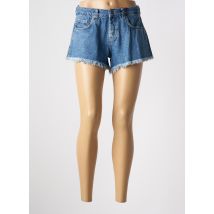 SUBDUED - Short bleu en coton - Femme - Taille W28 - Modz
