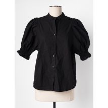 ASTRID BLACK LABEL - Chemisier noir en coton - Femme - Taille 36 - Modz
