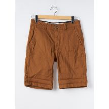 BRUCE & BUTLER - Bermuda marron en coton - Homme - Taille 36 - Modz