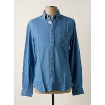 VICOMTEA - Chemise manches longues bleu en lyocell - Homme - Taille S - Modz