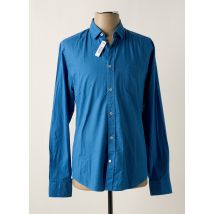VICOMTEA - Chemise manches longues bleu en coton - Homme - Taille S - Modz