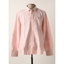 VICOMTEA - Chemise manches longues orange en coton - Homme - Taille XXL - Modz