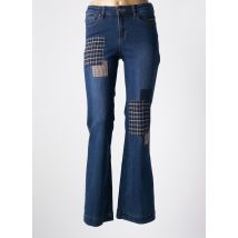 JANE BLUE - Jean coupe flare bleu en coton - Femme - Taille W27 - Modz